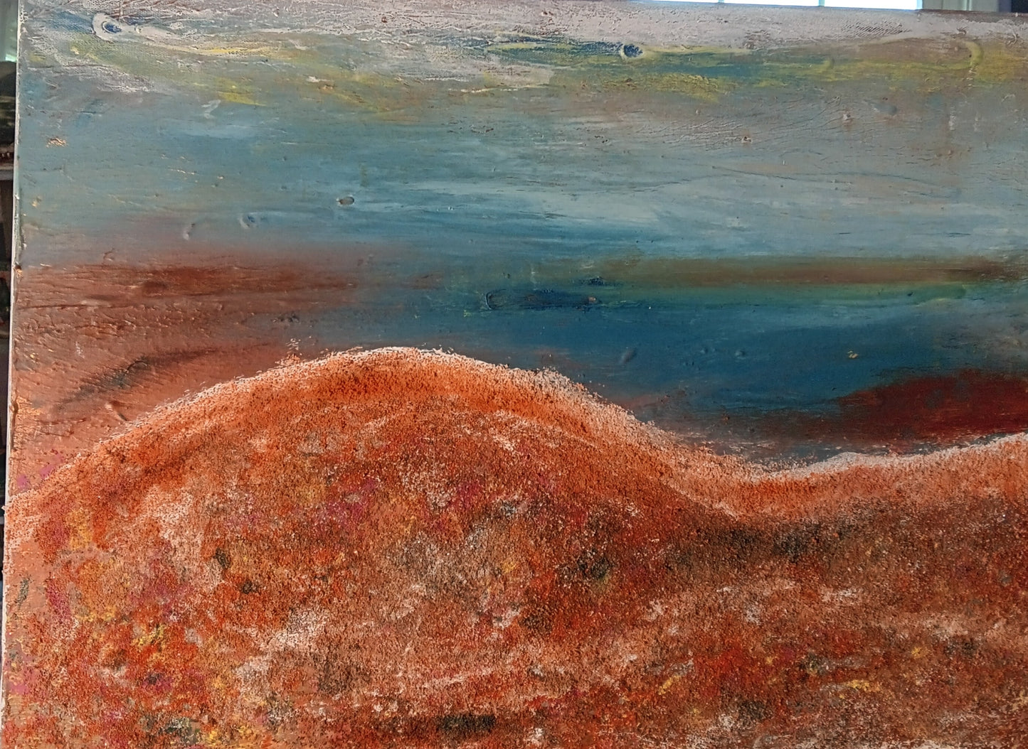 Original acrylic painting by Bonnie impasto 18x23 inches